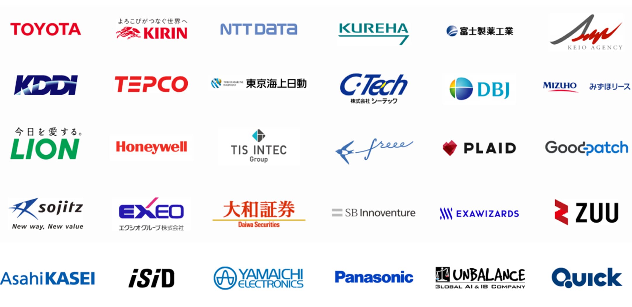クライアント企業例